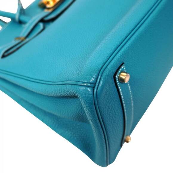 Hermes Hermès Birkin 35 Togo Blue Jean Handbag for Women, Stamped with M - Picture 6 of 13